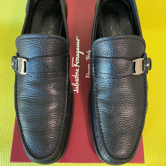 SALVATORE FERRAGAMO Men\'s Black Bravo Loafers main image 7
